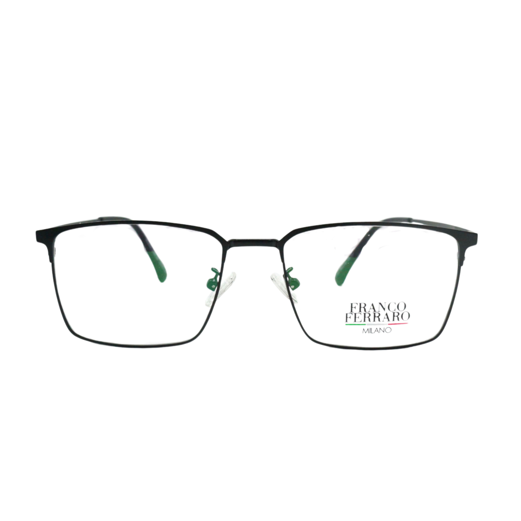 FRANCO FERRARO MILANO 6151 Kacamata  Branded Italy Frame Rectangle Unisex Original
