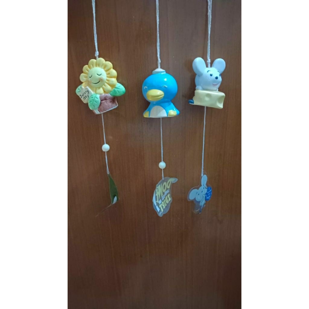 lonceng angin windbell genta angin karakter lucu