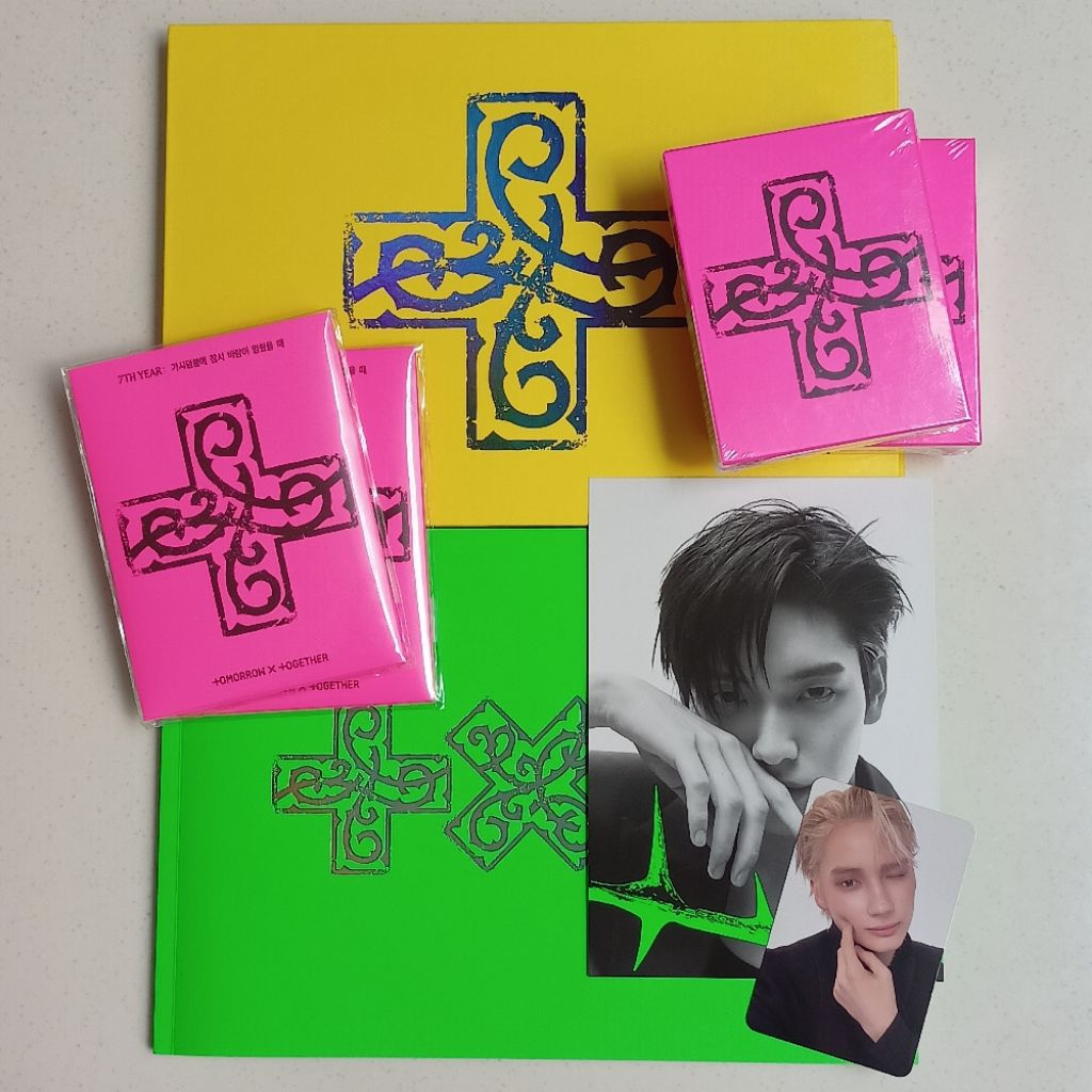 7th Year AMOSITT Thorn Fullset Unsealed & Weverse & PC Case Sealed TXT A Moment of Stillness in the 