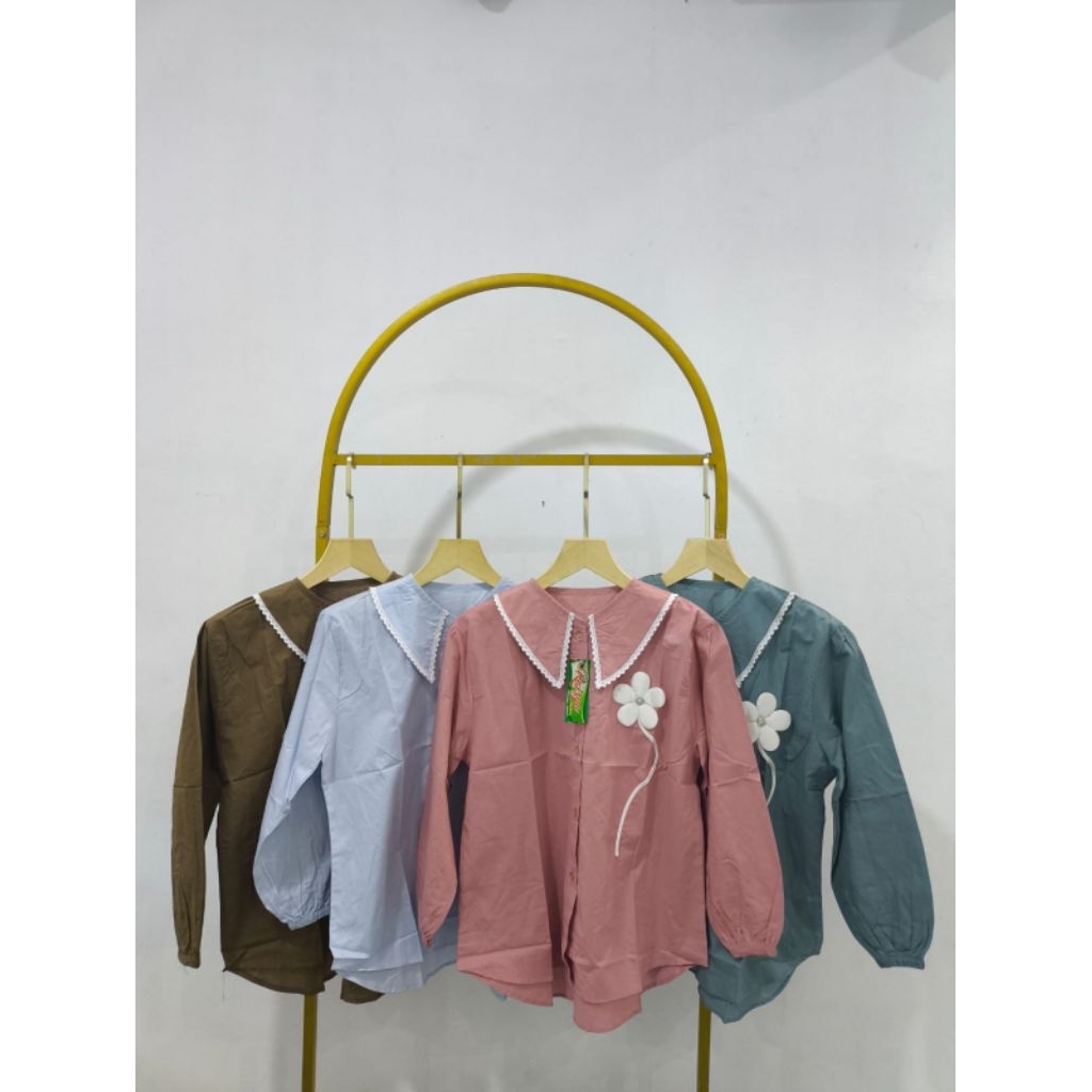 Atasan cotton mawar
