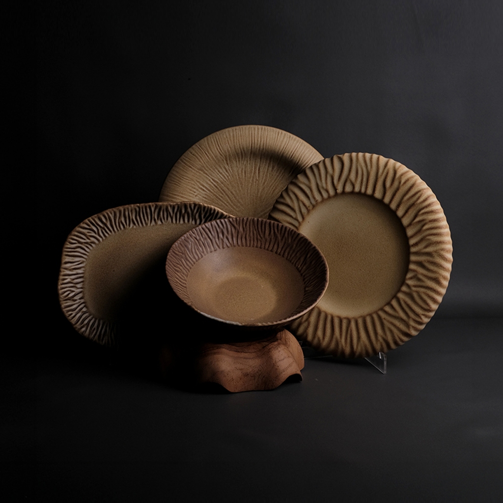Naruna - Montipora Series Piring Mangkuk keramik unik