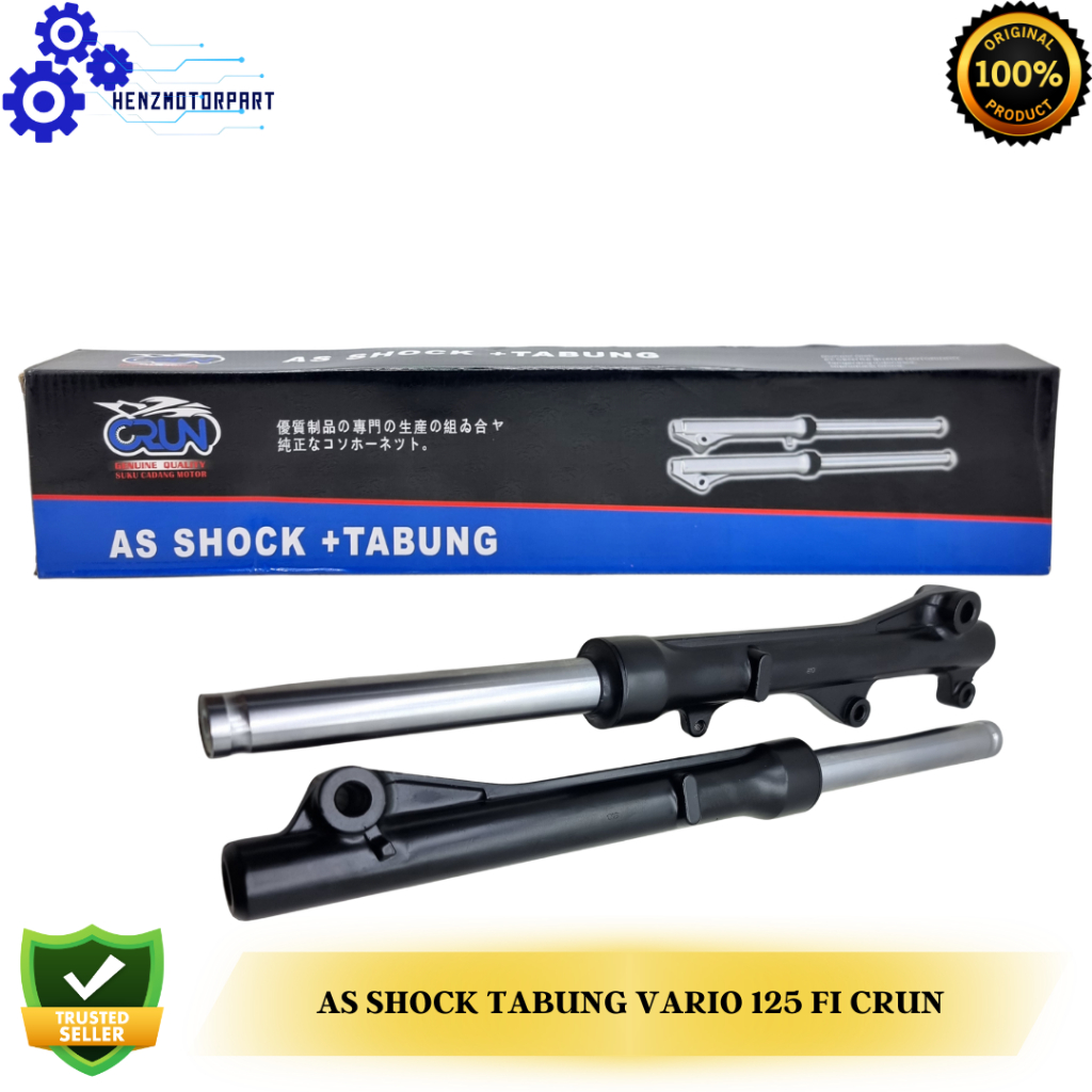 AS SHOCK DEPAN PLUS TABUNG PIPA SHOCK SHOK SKOK TABUNG SHOCKBREAKER DEPAN KOMPLIT VARIO 125 FI / BEA