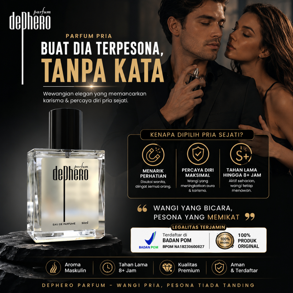 Parfum Verom DEPHERO Pemikat Wanita tahan Lama Wangi Aroma 100%
