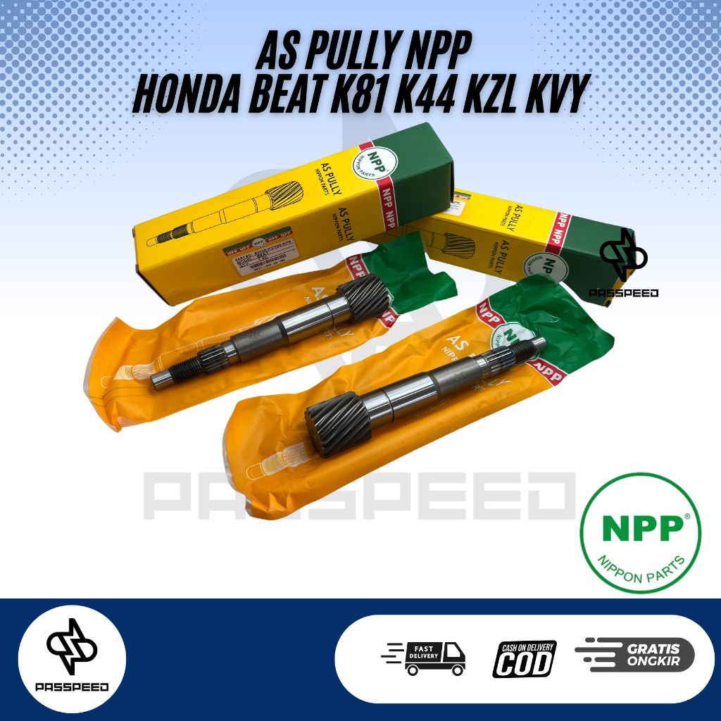 AS PULLY BELAKANG SHAFT DRIVE PULLEY HND BEAT FI ESP POP STREET BEAT KARBU 2010 KVY 2012 KZL 2014 K4