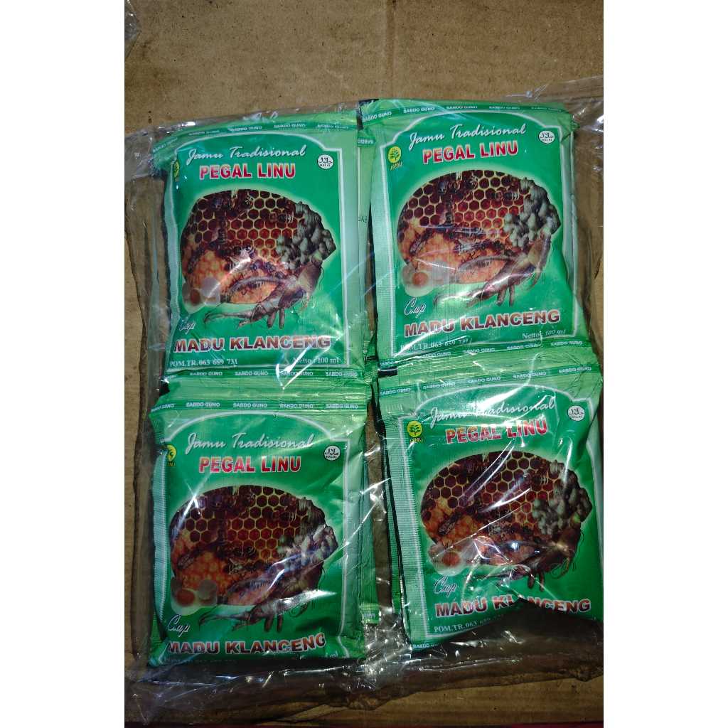 12 Sachet Madu Klanceng Jamu Herbal - 100ml per Sachet