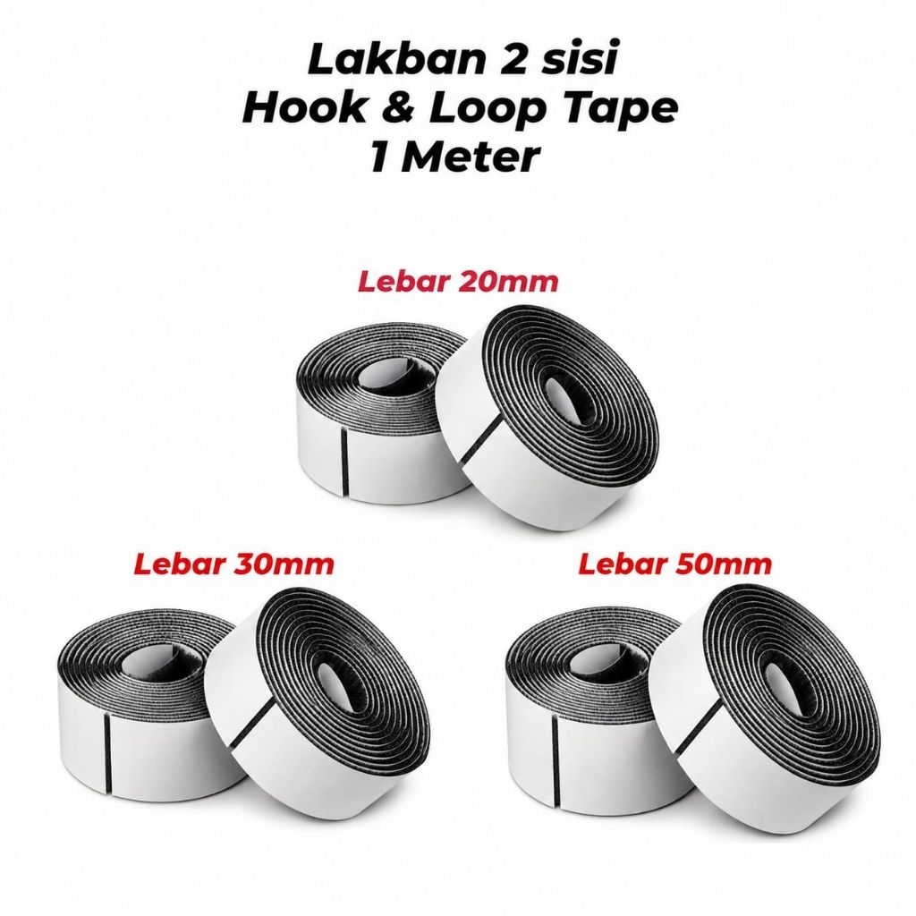 TaffPACK Lakban 2 Sisi Perekat Kebutuhan Rumah Tangga 1 Meter