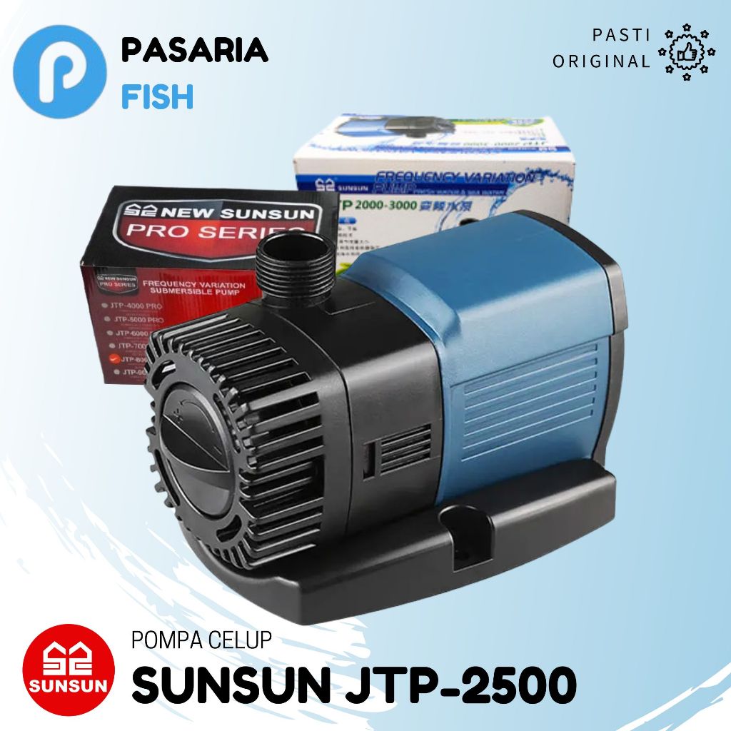 SUNSUN JTP2500/JTP 2500 liter/jam Pompa Celup Kolam/Aquarium Hemat/Rendah Daya