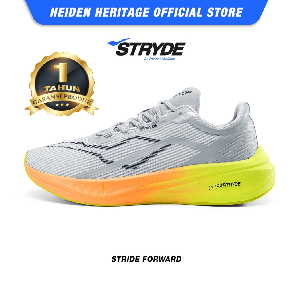 HEIDEN HERITAGE [HRTG] - ULTRA STRYDE - SOLAR PULSE - Sepatu Sneakers Sport Running Sekolah Casual S