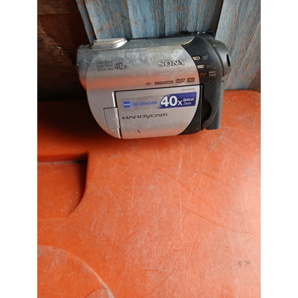 Hiasan meja handycam merk sony hitam 175rb jadul antik vintage lawas display dianggap mati
