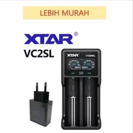 XTAR VC2SL CHARGER, POWER BANK FUNCTION USB TYPE C + ADAPTOR