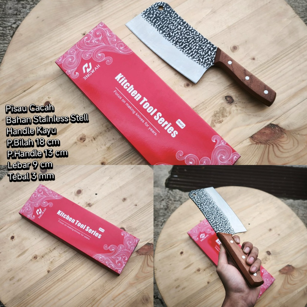 PISAU CACAH FILET DAGING TAJAM STAINLESS STEEL