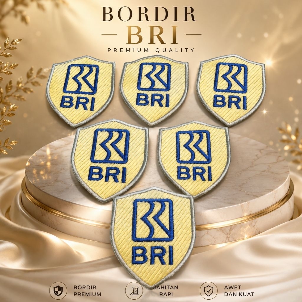 Bordir Logo BRI Badge Logo BRI