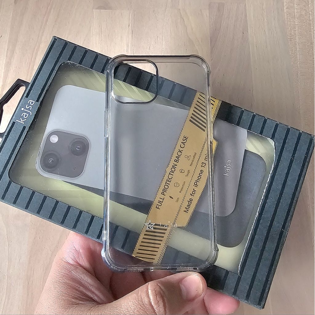 IBOX Kajsa Iphone 13 Mini case smoke ex pemakaian