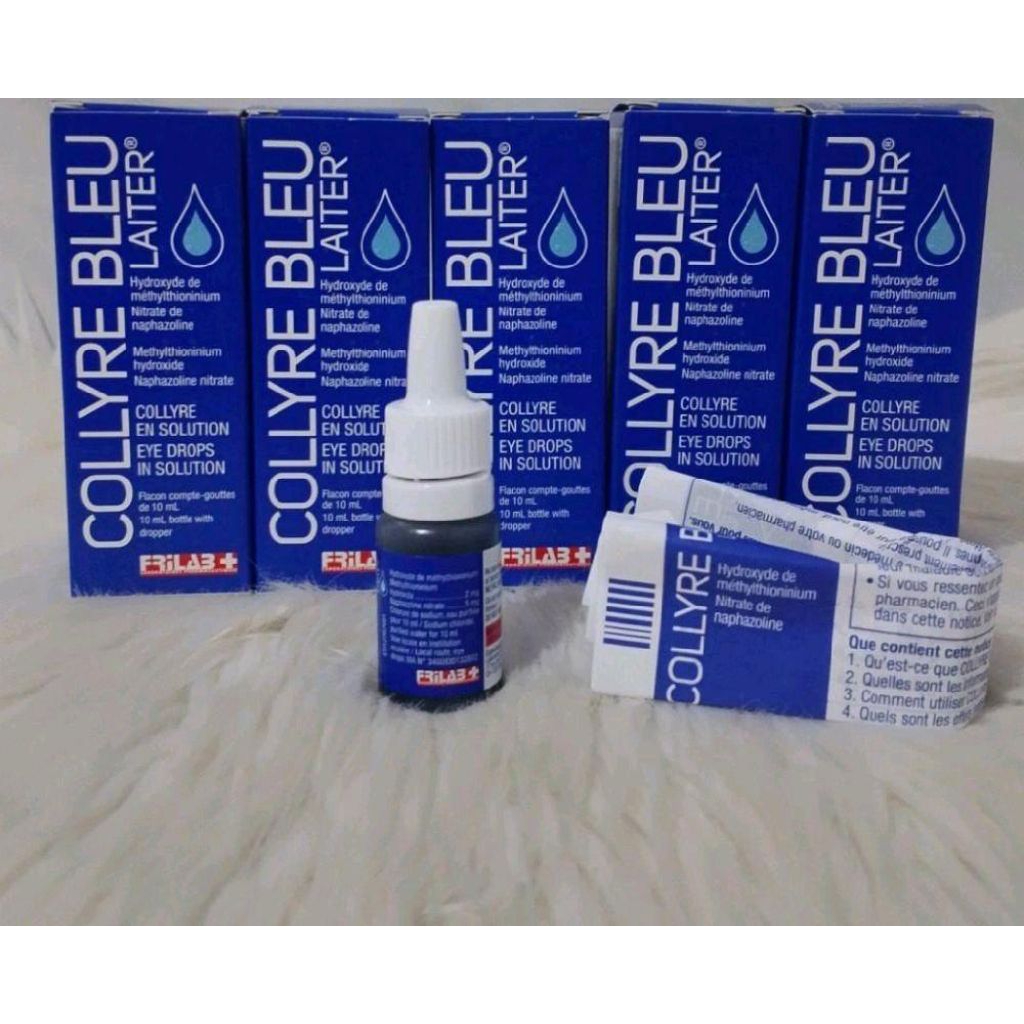 Collyre Bleu Eye Drops Tetes Mata