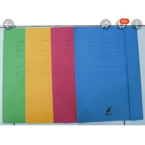 Map Biola Plastik Biru / Merah / Kuning / Hijau Folder Dokumen