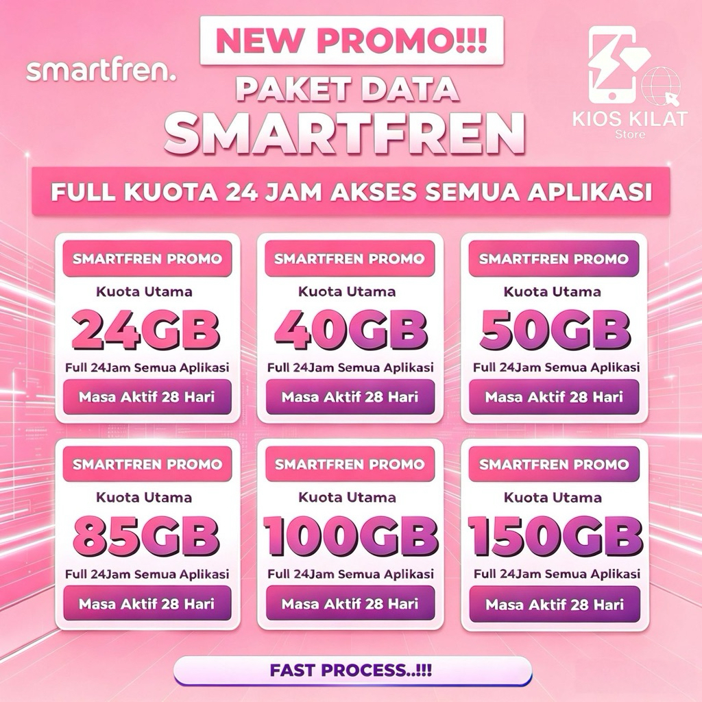 PAKET DATA SMARTFREN UNLIMITED HARIAN, BULANAN UNLIMITED SUPER MURAH