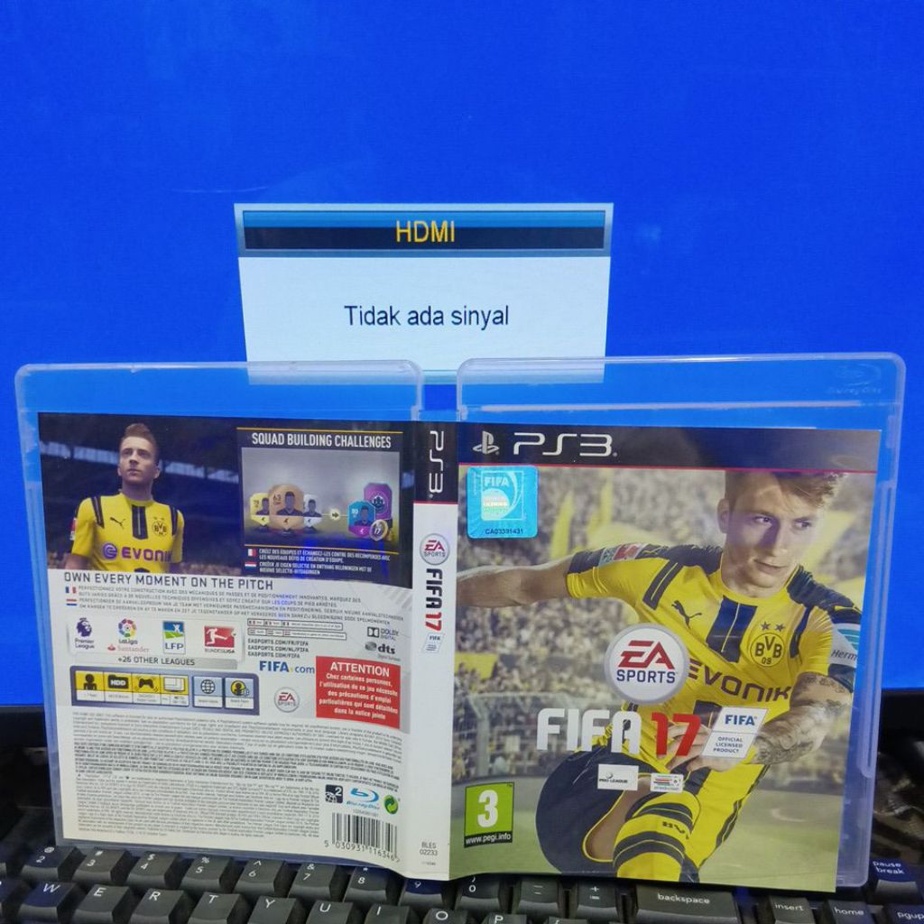 KASET PS3 FIFA 17 BEKAS