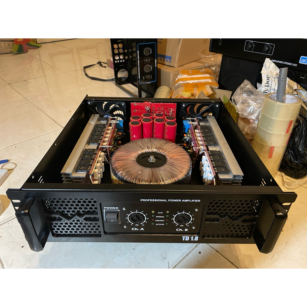 Power Amplifier 20Amper CT55 BTL 2u