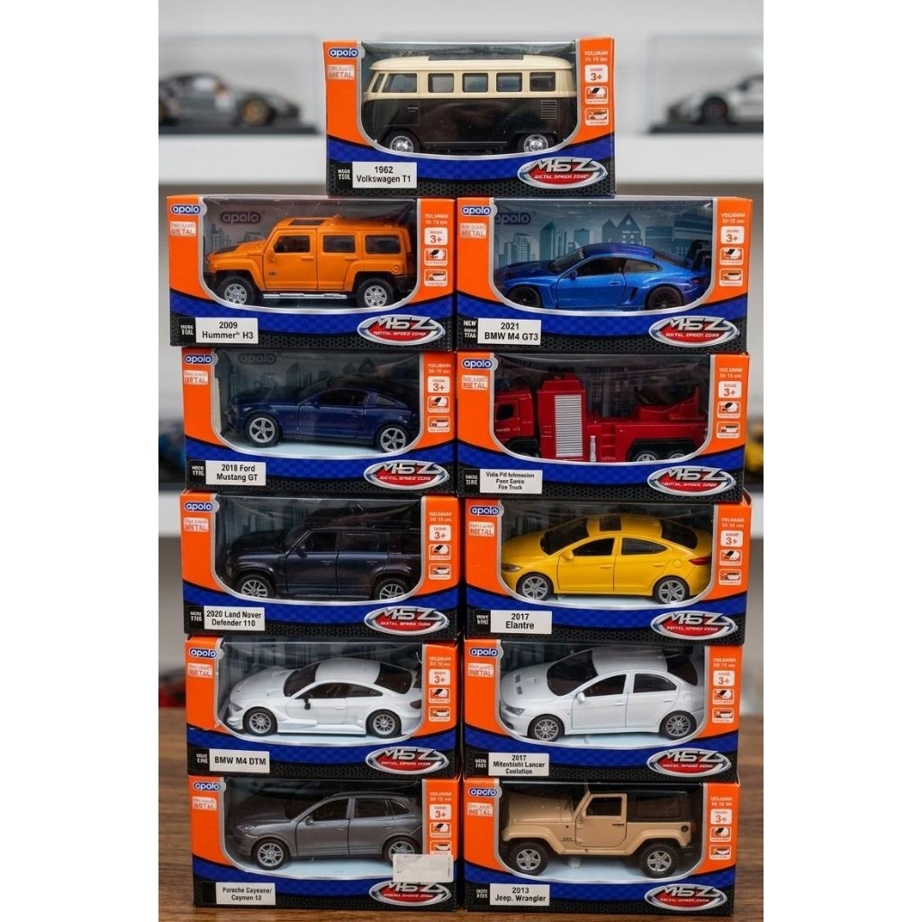 Mainan Anak Mobil Diecast merk Apolo MSZ Murah