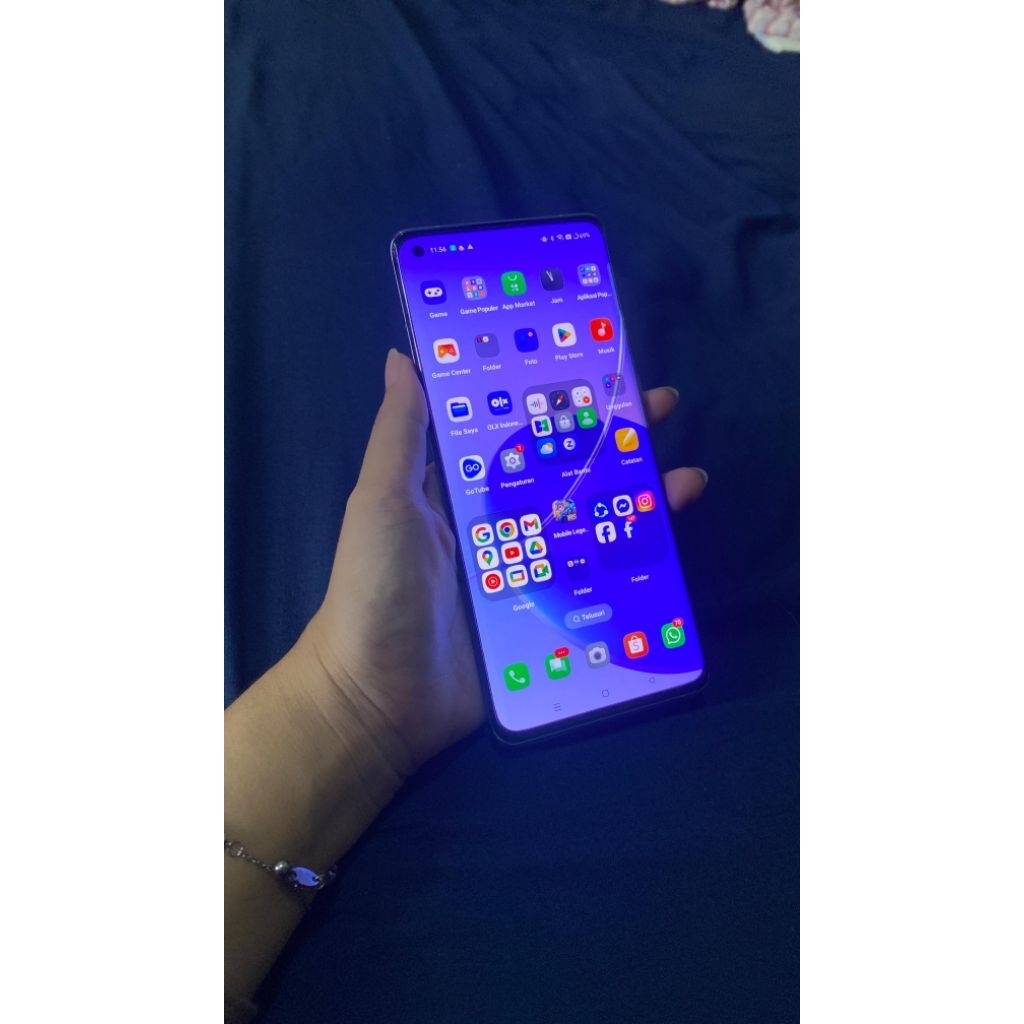 OPPO RENO 6pro 5G ram 12/256 GB second Resmi indo  fullset