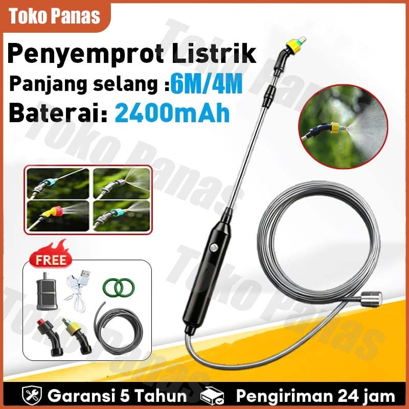 6M Sprayer Semprot Elektrik Alat Tanaman Hama Pressure Sprayer Alat penyemprot bertekanan tinggi/Mes