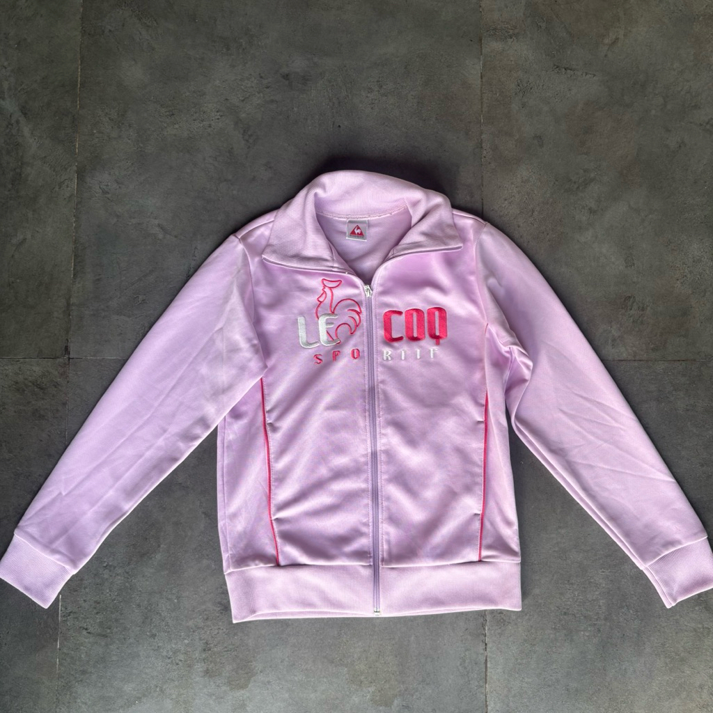 Lecoq Sportif Pink Tracktop Jacket Woman