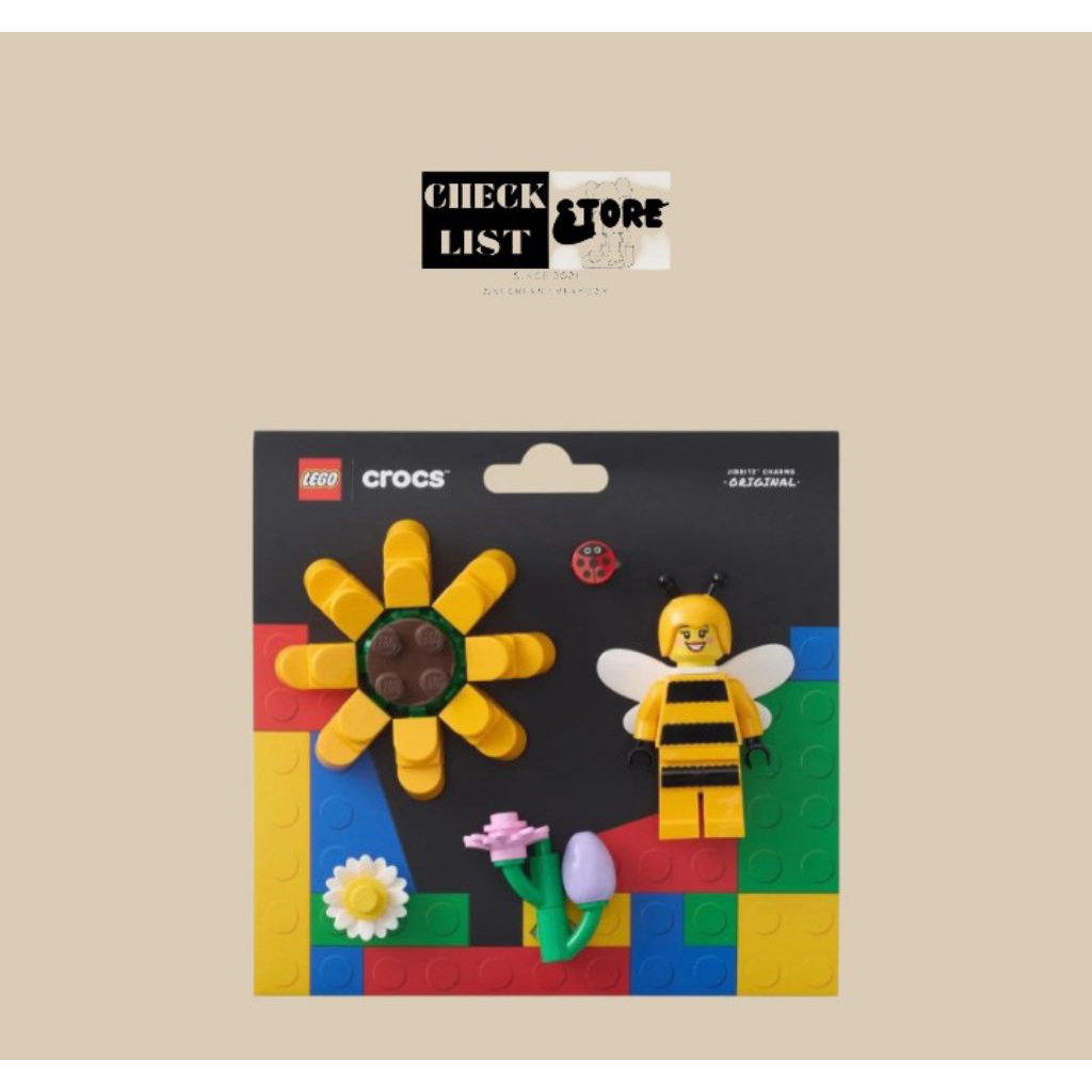 JIBBITZ CROCS X LEGO 4LW BOTANICALS 5 PACK ORIGINAL 100% (UNISEX) 100-18241