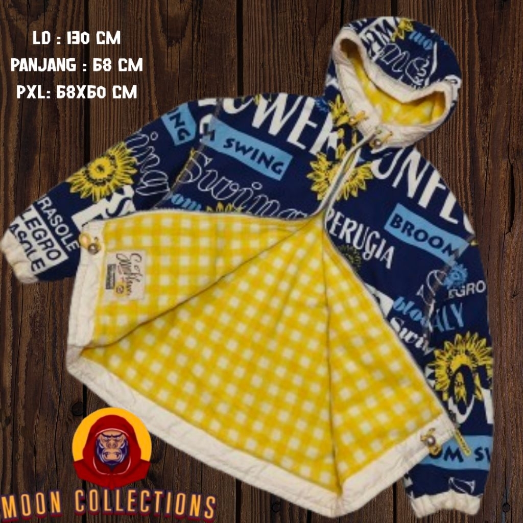 Jacket Ski Snowboard Outdoor Ellesse sunflower Reversible Colourblock Vintage Thrift