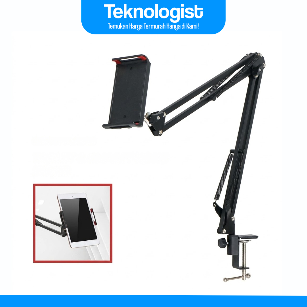 Stand Tablet HP Lazypod Metal Holder Desk Clamp 6-8 Inch