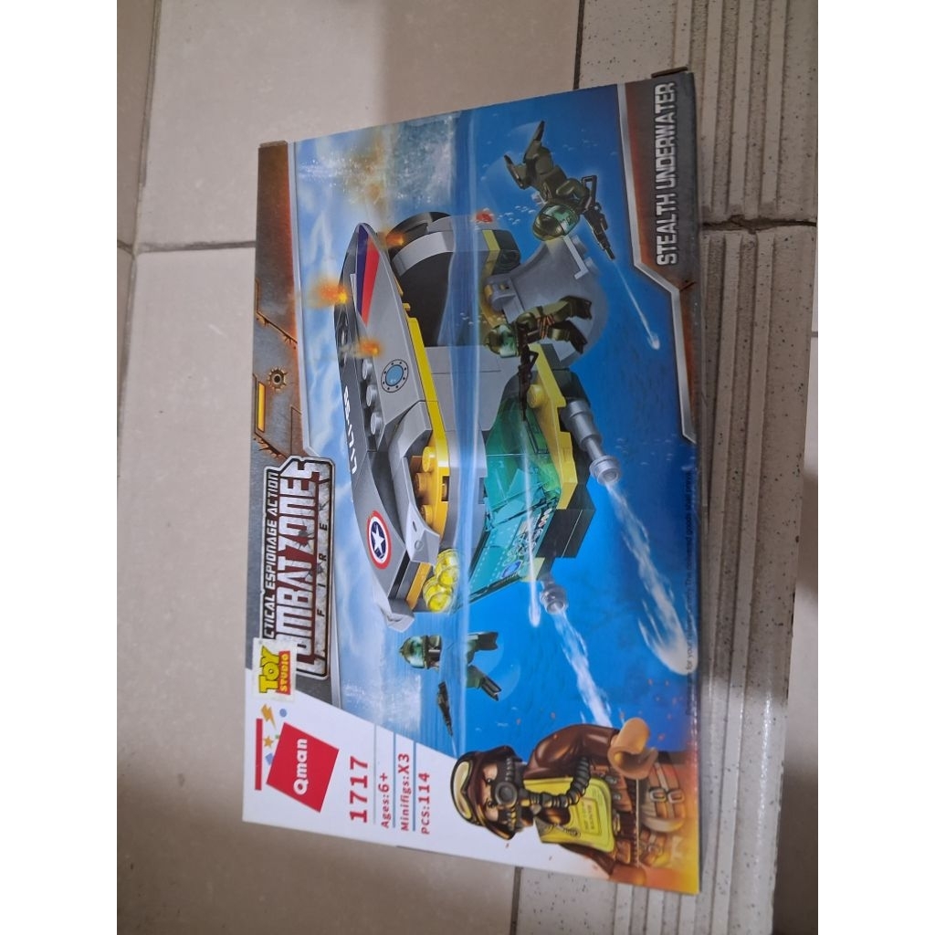 Brick Qman Lego Kapal Kecil