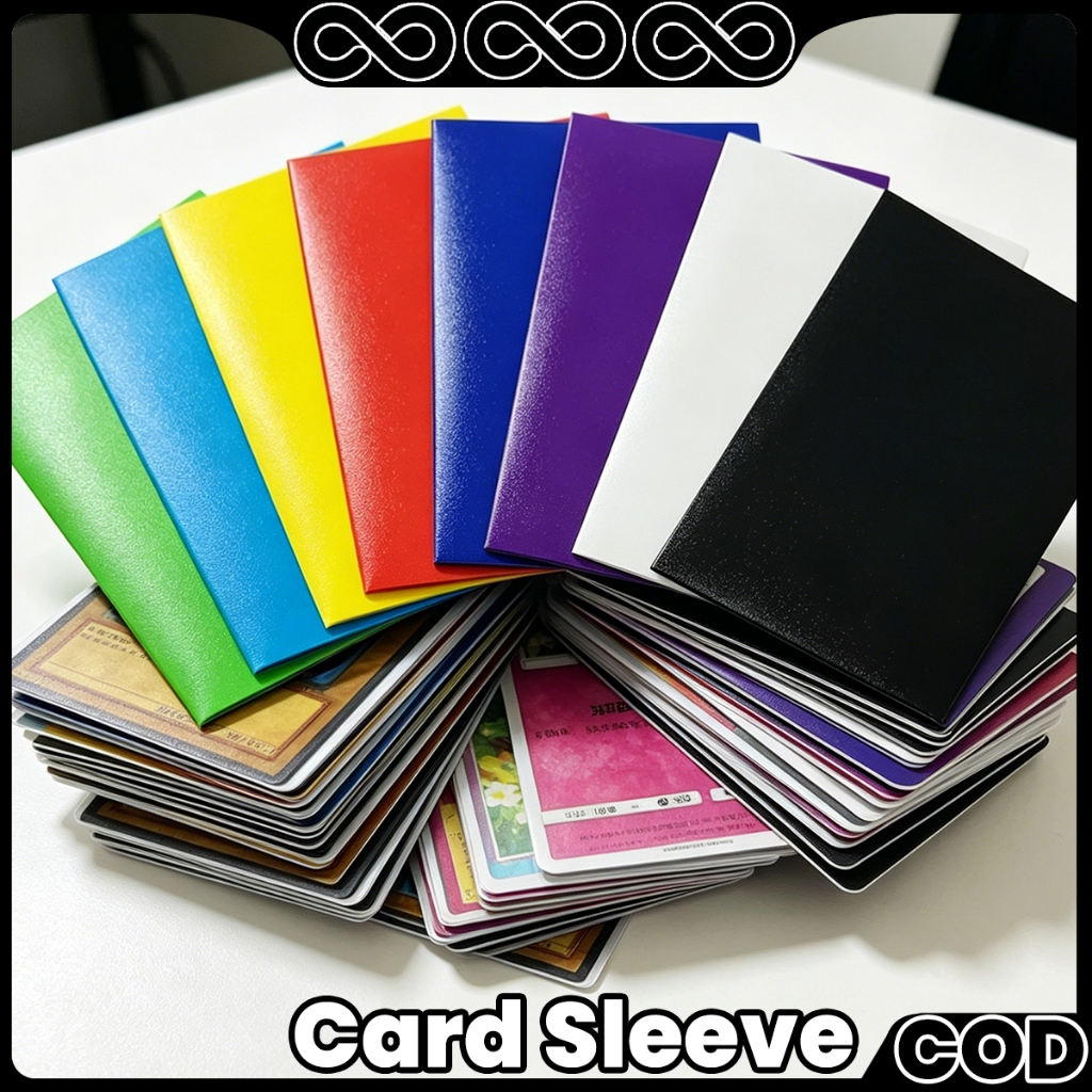 50Pcs Premium Matte Card Sleeves 66x91mm Inner Sleeve Anti Gores Pelindung Kartu Koleksi Jernih Taha