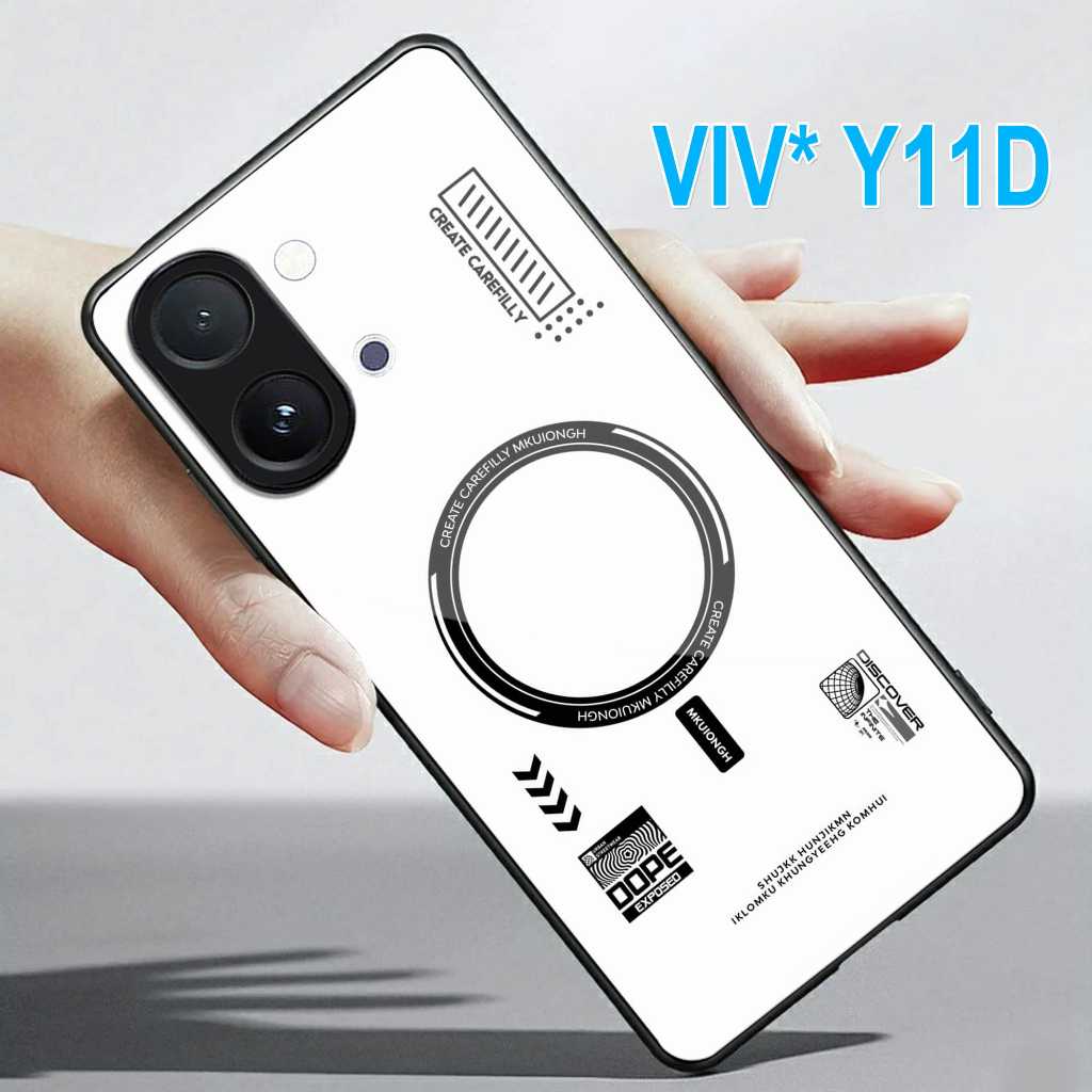 SoftCase Glass Kaca VIVO Y11D-VIVO Y11D - Casing HP  VIVO Y11D-VIVO Y11D - N206