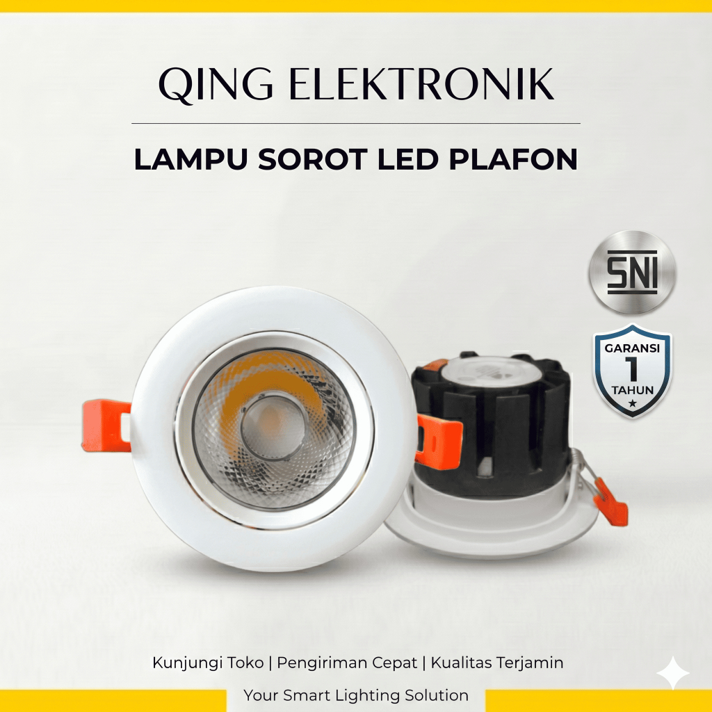 Lampu Sorot Cob Spotlight LED Lampu Ceiling Cob Lampu Plafon Rumah 7W 12W 20W Termurah Bergaransi