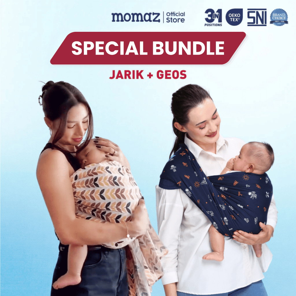 Momaz Gendongan Bayi Samping Momasling Jarik 3in1 - Jarik Gendongan Bayi - Gendongan Jarik - Gendong