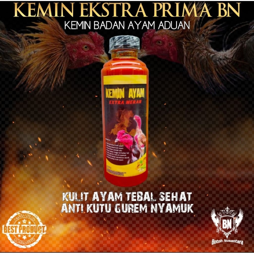 kemin ayam aduan KEMIN BADAN extra merah kulit tebal tahan pukul