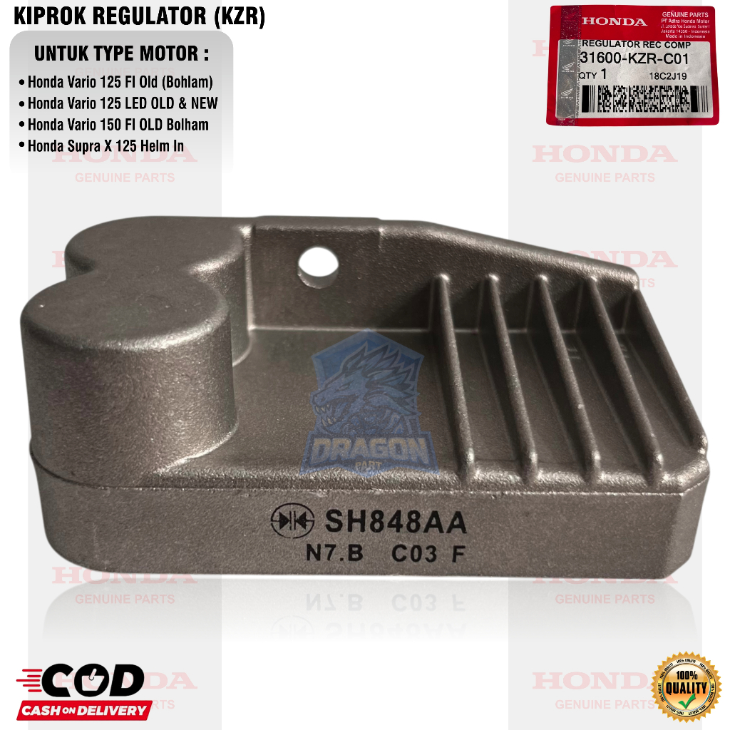 KIPROK REGULATOR VARIO 125 OLD VARIO 125 F1 VARIO 150 F1 VARIO 125 CBS