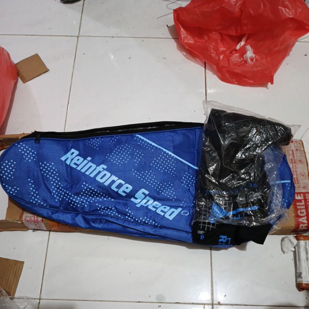 Badminton tas raket 2 ruang RS original bonus kaos
