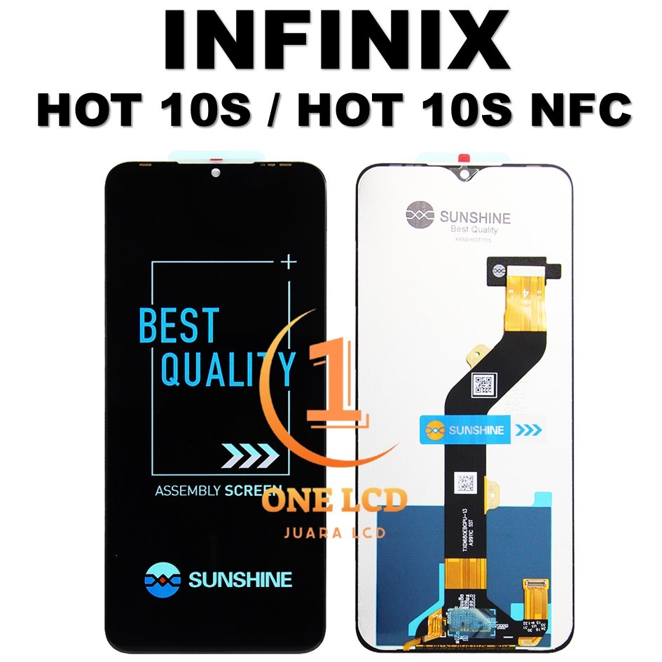 LCD TOUCHSCREEN INFINIX HOT 10S / HOT 10S NFC COMPLETE ORIGINAL
