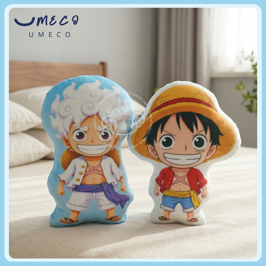 Umeco - Bantal Plushie Karakter Anime One Piece Luffy Gear Size S - U101