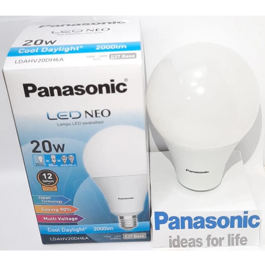 LAMPU LED BULB NEO PANASONIC 20 WATT PUTIH