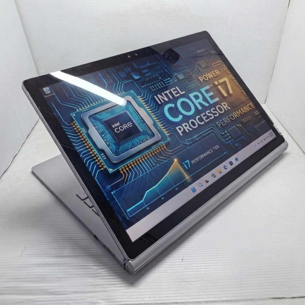 NO MINUD LAPTOP DESAIN 2 IN 1 RARE ITEM MICROSOFT SURFACE BOOK 2 IN 1 I7 NVIDIA TOUCHSCREEN 3K MULUS