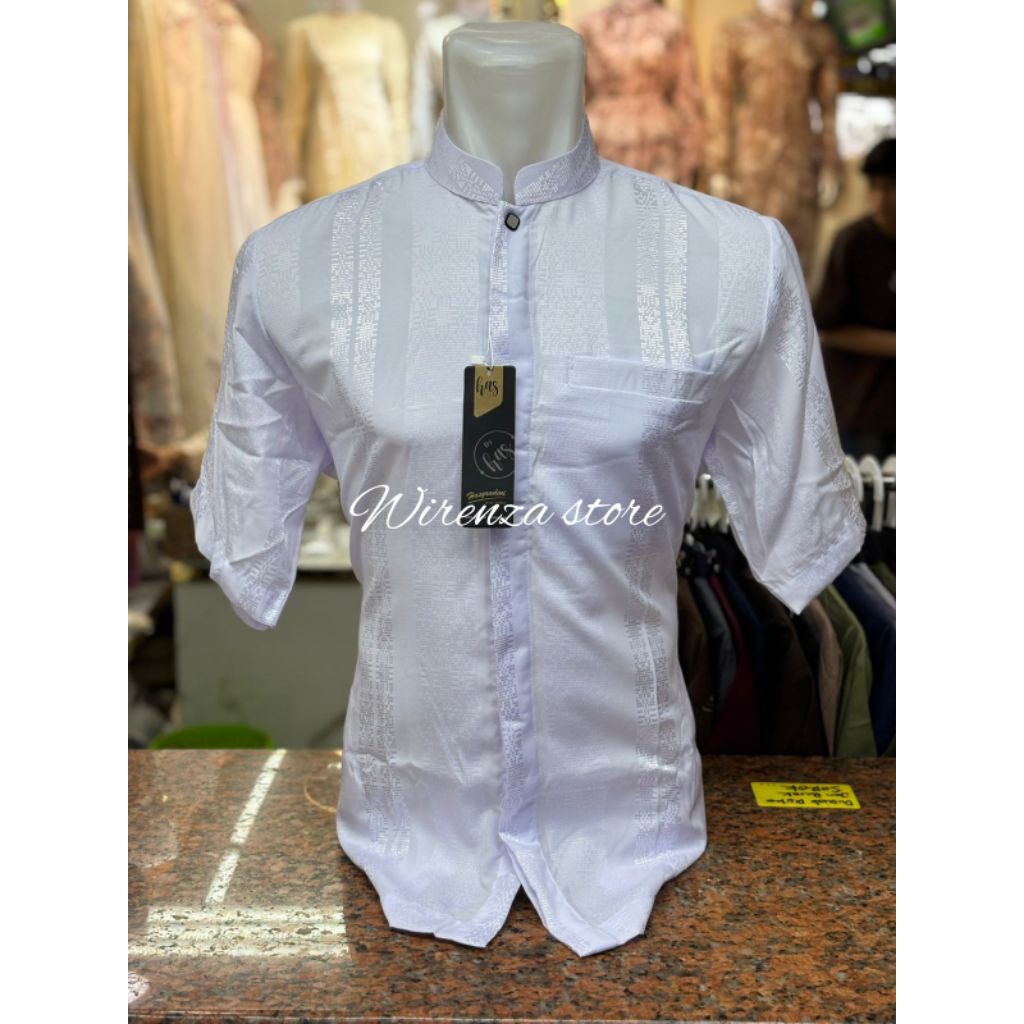 BAJU KOKO PRIA LENGAN PENDEK HASGRADINI
