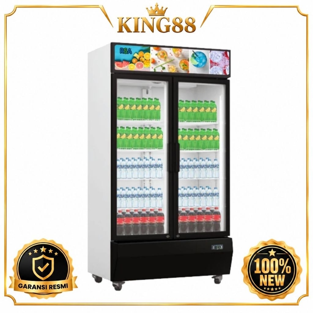 RSA TOPAZ-600IC Display Cooler - Showcase Chiller Minuman - Pendingin Minuman 2 Pintu