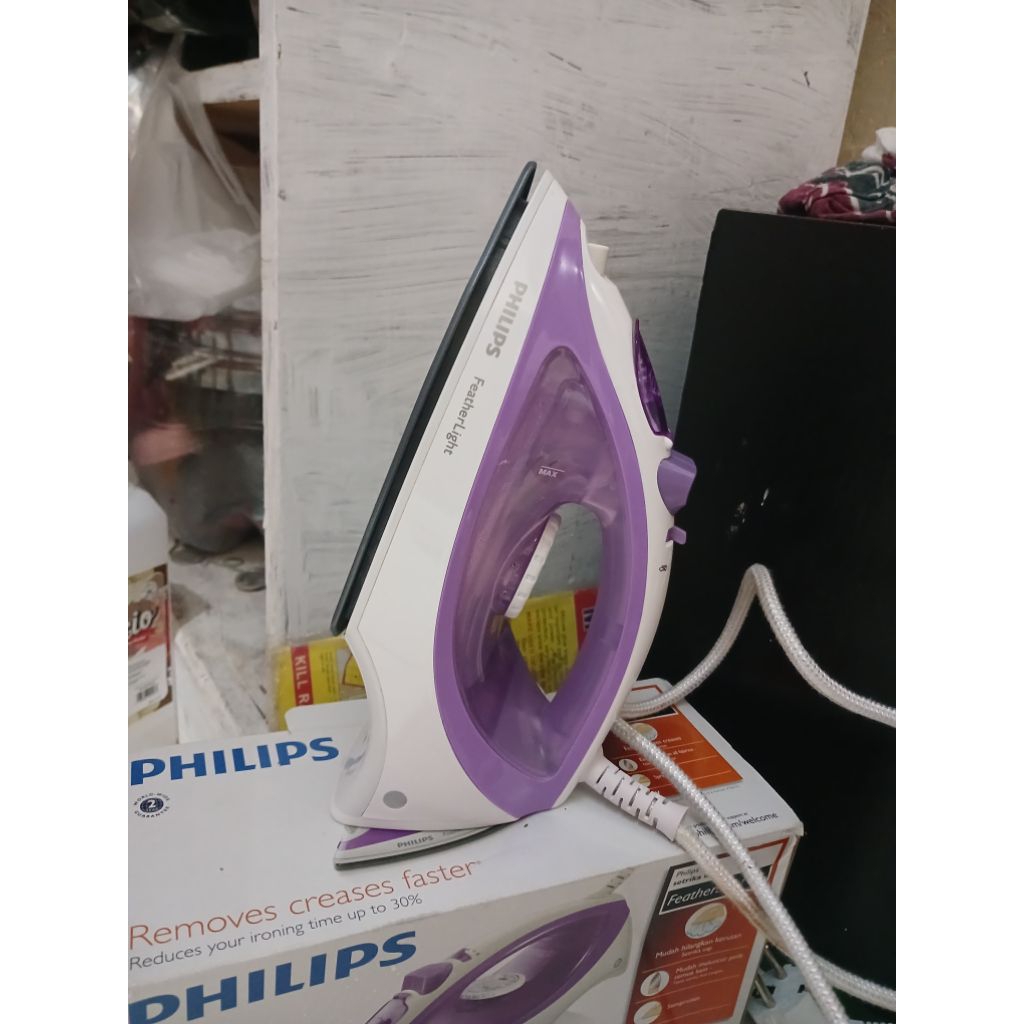 Setrika Uap Philips GC1418/35 - Ungu (Barang Bekas)