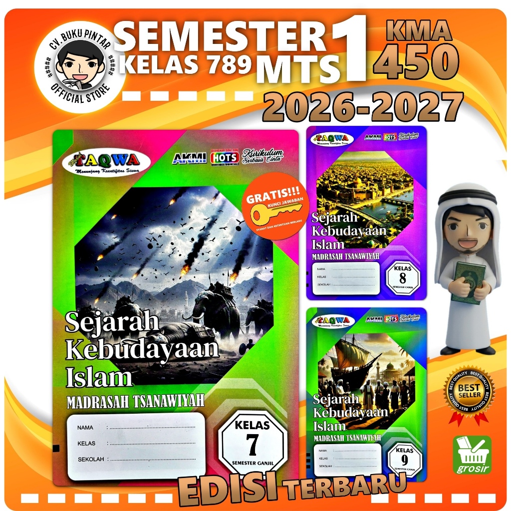 LKS SKI MTS SMP KELAS 7 8 9 SEMESTER 1 2026-2027 KMA 450 | TAQWA