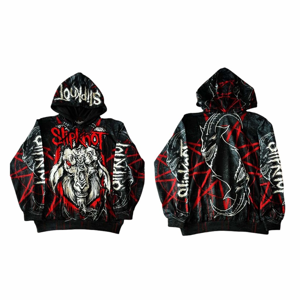 JACKET | HOODIE | SLIPKNOT | OFFICIAL | FULLPRINT | GOAT BLACK