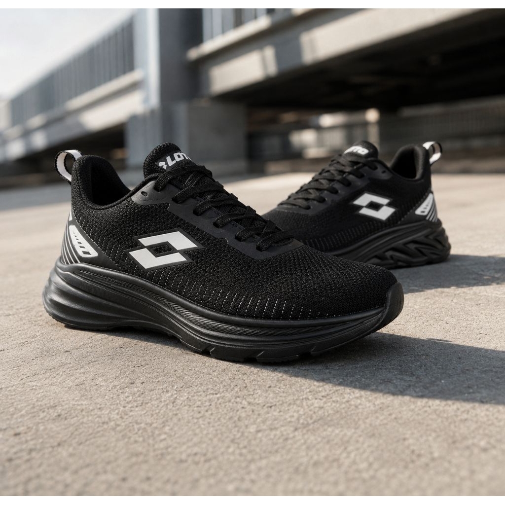 SEPATU RUNNING LOTTO ORIGINAL 100%