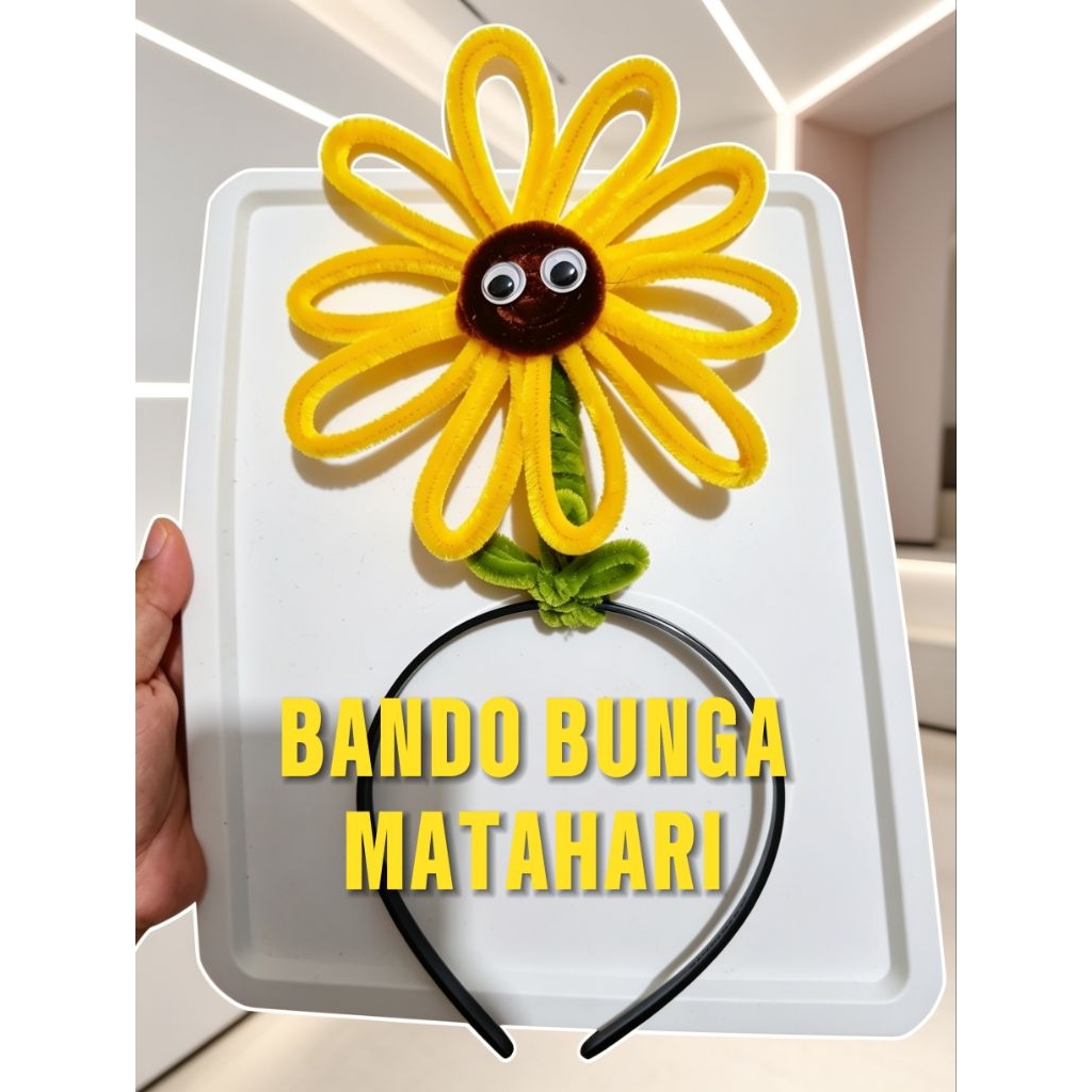 Bando Bunga Matahari Besar,Bando Dewasa/Anak