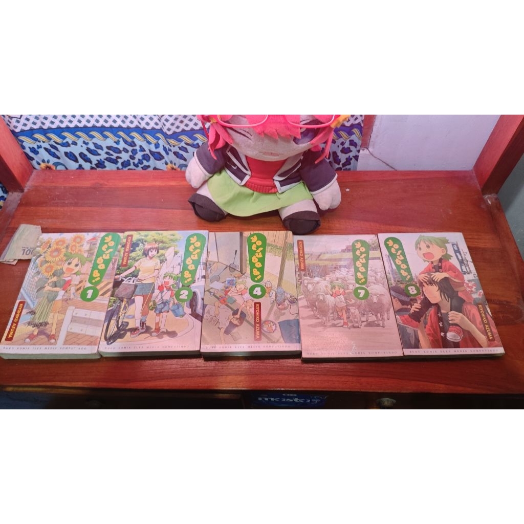 komik yotsuba 1,2,4,7,8 set