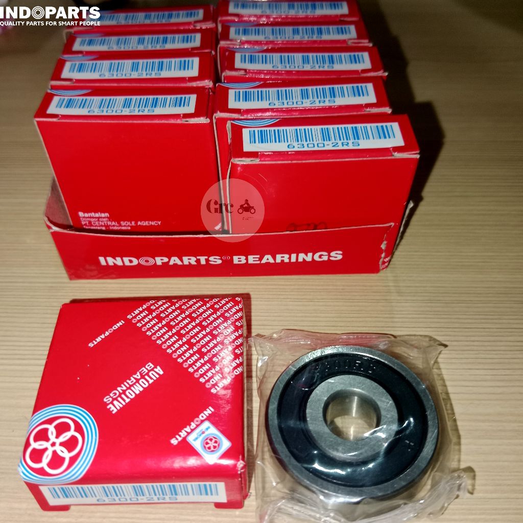 1 BIJI/PC BEARING LAHAR LAHER 6300 2RS INDOPARTS INDOPART ORIGINAL